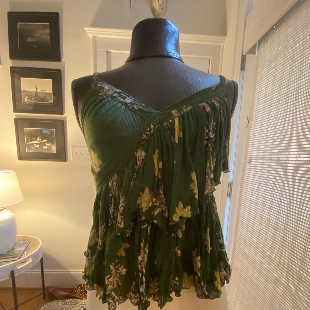 Free People Ruffle Tank Top - Picture 2 of 3